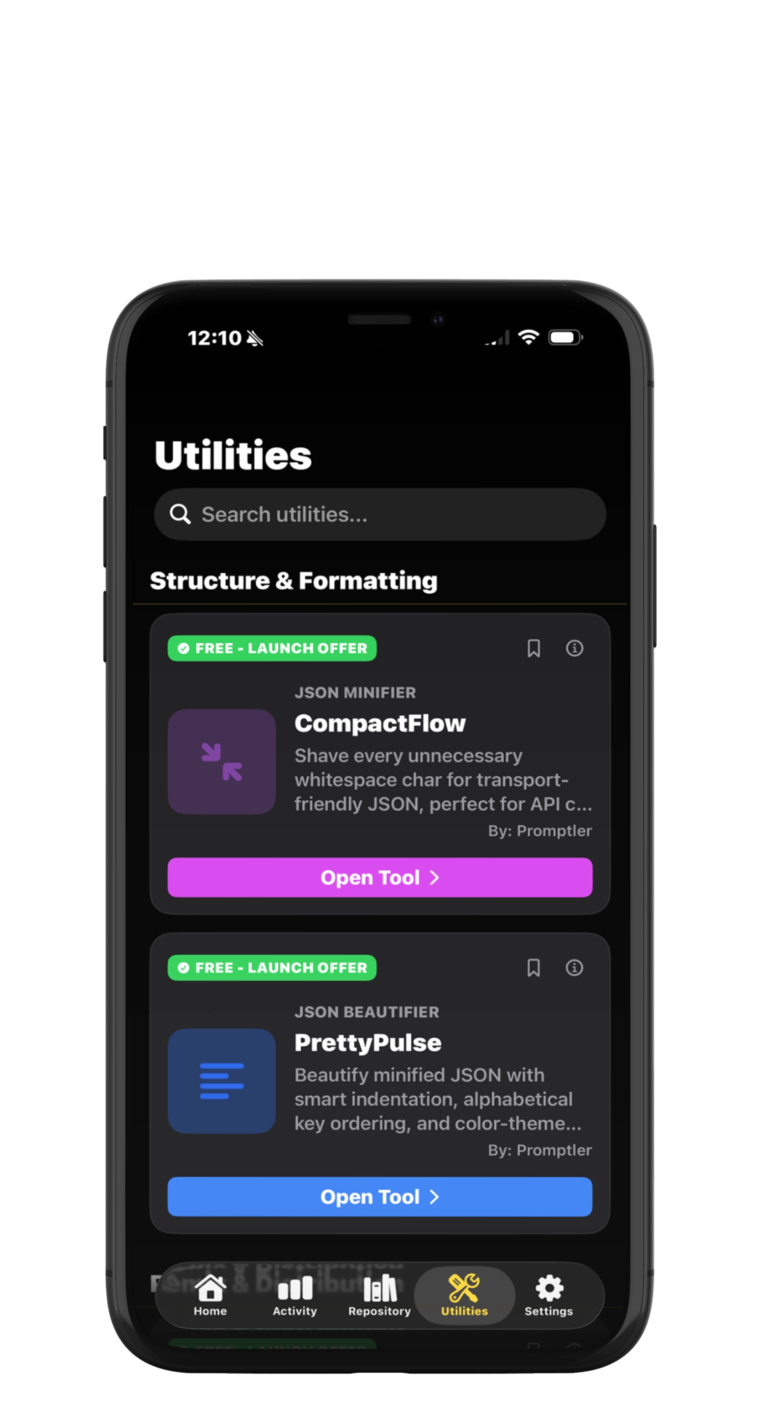 Built-in utility toolkit for AI prompts